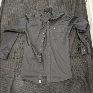 Ariat Men's Charcoal Button-Down Shirt